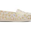 Femme TOMS Alpargata | Alpargata Floral Blooms Gold Foil