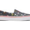 Femme TOMS Sneakers | Fenix Slip On Snoopy Print Matte Black