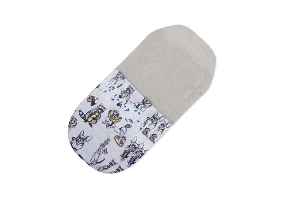 Femme TOMS | Chaussettes Invisibles Ultimate Cosy A Motif Enfantin Ravissant Gris