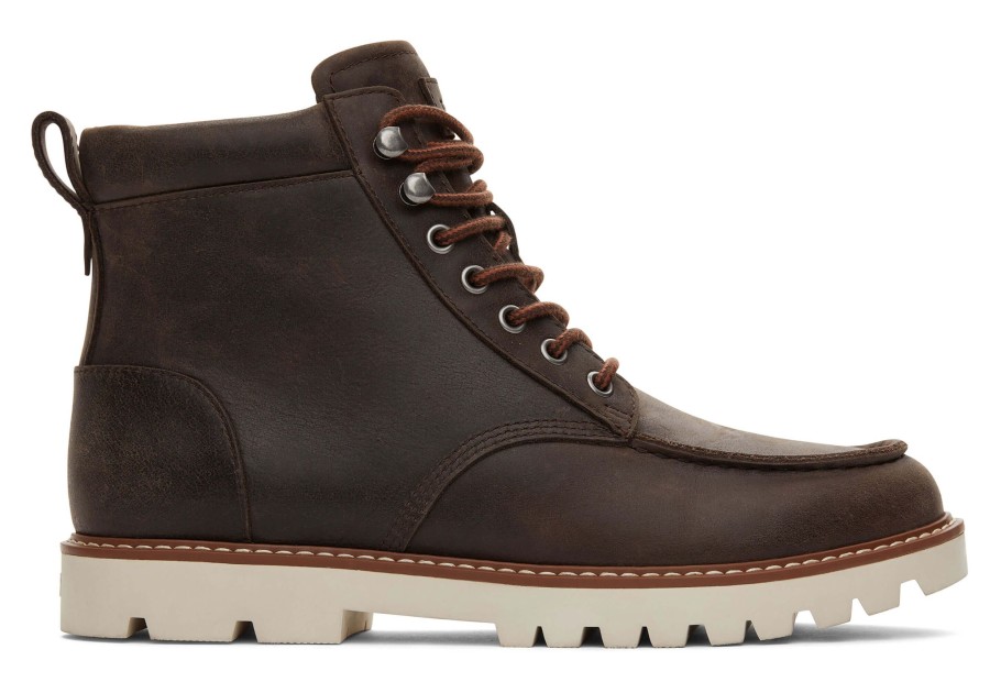 Homme TOMS Bottes | Bottine Palomar Dark Brown Water Resistant