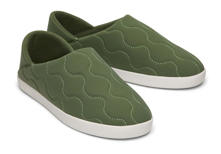 Homme TOMS Chaussons | Chaussons Ezra Bronze Green