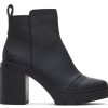 Femme TOMS Talons & Compensees | Bottine Rya Black/Black